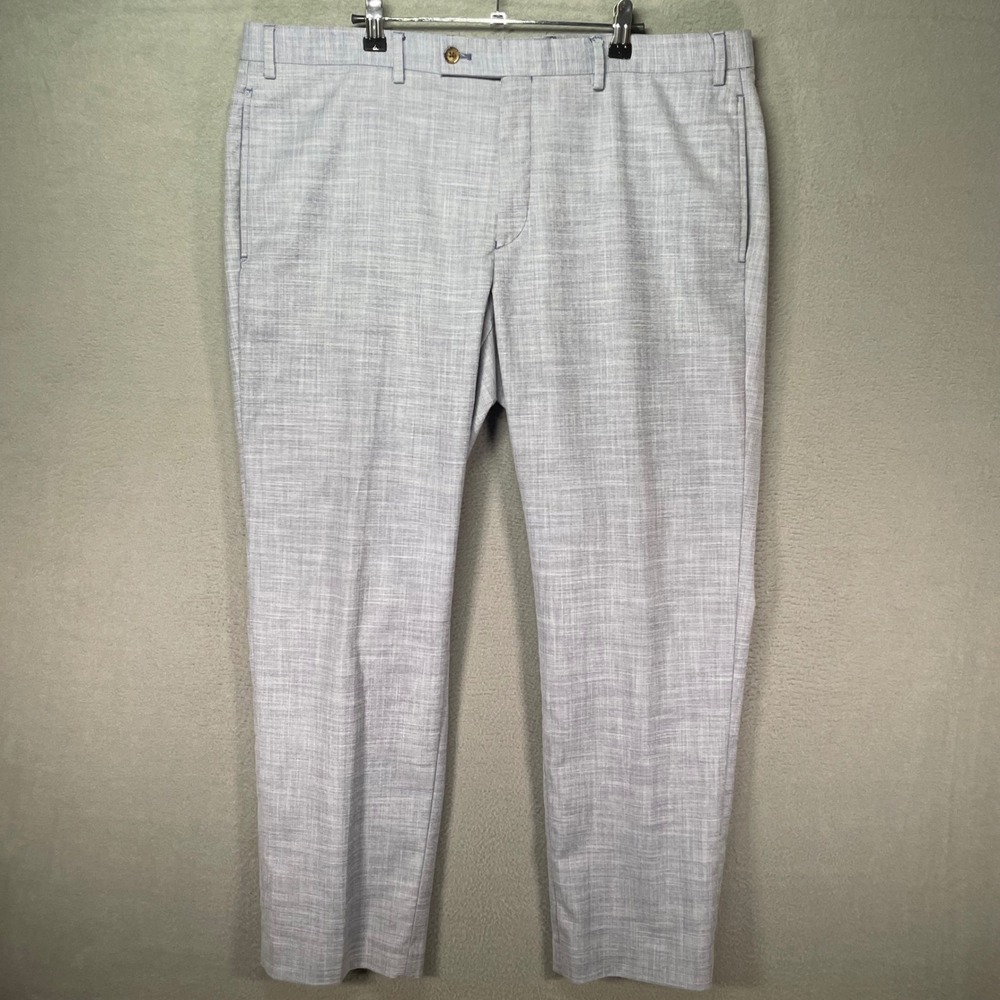 Lauren Ralph Lauren Dress Pants Mens 40x30 Blue Stretch Flat Front - Picture 1 of 7